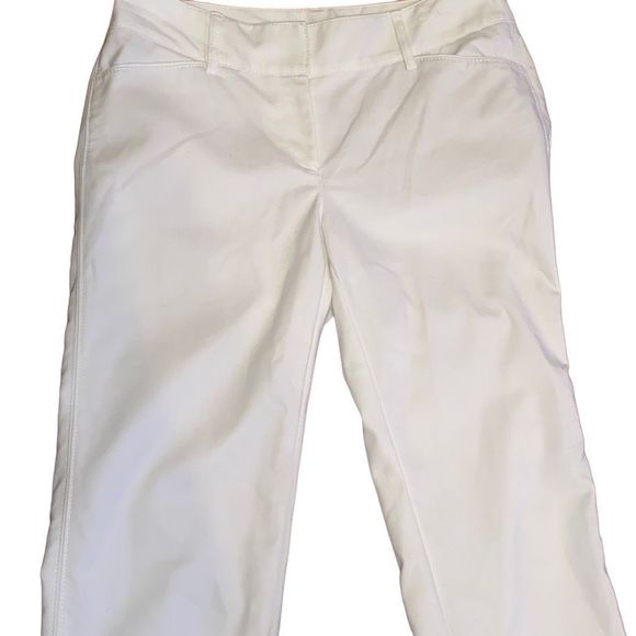 White House black market white slim ankle pants - Picture 1 of 7